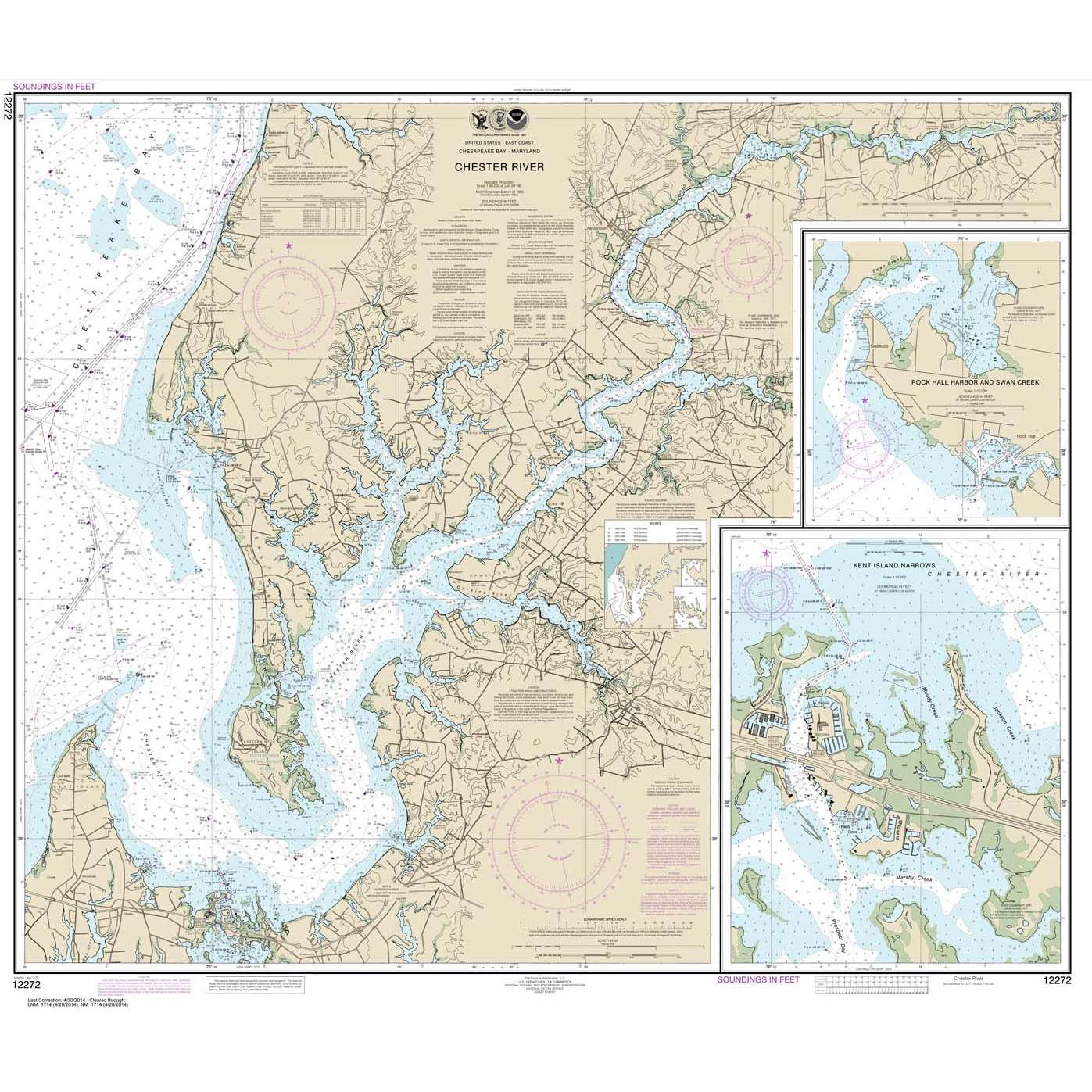 NOAA Chart 12401-New York Lower Bay - Water-Resistant - By