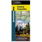 Washington Travel & Recreation Guides :Central Cascades (National Geographic Map)