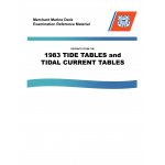 Mariner Training :MMDREF Tide Tables & Tidal Current Tables 1983
