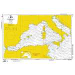 Miscellaneous International :NGA Chart 301: Mediterranean Sea Western Part