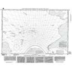 NGA Chart 63: Great Circle Sailing Chart of S. Pacific