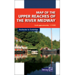 Europe & the UK :Map of the Upper Reaches of The River Medway