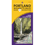 Portland / Willamette Valley Road & Recreation Map