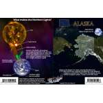 Alaska Northern Lights Guide LAMINATED CARD