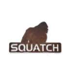 Bigfoot Metal Art :Squatch Logo (Small) MAGNET