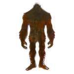 Bigfoot Metal Art :Bigfoot Cryptid MAGNET - Bigfoot Gift