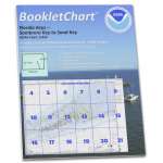 NOAA BookletChart 11442: Florida Keys Sombrero Key to Sand Key, Handy 8.5" x 11" Size. Paper Chart Book Designed for use Aboard Small Craft