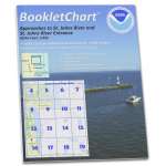 HISTORICAL NOAA BookletChart 11490: Approaches to St. Johns River;St. Johns River Entrance