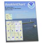 HISTORICAL NOAA BookletChart 11495: St. Johns River Dunns Creek to Lake Dexter