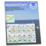 HISTORICAL NOAA BookletChart 11518: Intracoastal Waterway Casino Creek to Beaufort River