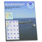 HISTORICAL NOAA BookletChart 12200: Cape May to Cape Hatteras, Handy 8.5" x 11" Size. Paper Chart Book Designed for use Aboard Small Craft