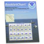 HISTORICAL NOAA BookletChart 12237: Rappahannock River Corrotoman River to Fredericksburg