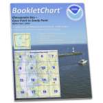 HISTORICAL NOAA BookletChart 12263: Chesapeake Bay Cove Point to Sandy Point