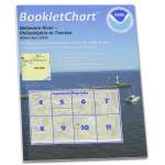HISTORICAL NOAA BookletChart 12314: Delaware River Philadelphia to Trenton