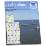 HISTORICAL NOAA BookletChart 12345: Hudson River George Washington Bridge to Yonkers