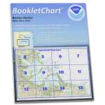 HISTORICAL NOAA BookletChart 13270: Boston Harbor, Handy 8.5" x 11" Size. Paper Chart Book Designed for use Aboard Small Craft