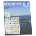 HISTORICAL NOAA BookletChart 14773: Gananoque: ONT.: to St. Lawrence Park. N.Y.