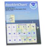 HISTORICAL NOAA BookletChart 18521: Columbia River Pacific Ocean to Harrington Point;Ilwaco Harbor, Handy 8.5" x 11" Size. Paper Chart Book Designed for use Aboard Small Craft