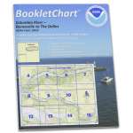 HISTORICAL NOAA BookletChart 18532: Columbia River Bonneville to The Dalles; The Dalles; Hood River
