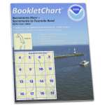 NOAA Booklet Chart 18664: Sacramento River Sacramento to Fourmile Bend