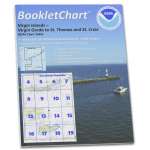HISTORICAL NOAA BookletChart 25641: Virgin Islands-Virgin Gorda to St. Thomas and St. Croix;Krause Lagoon
