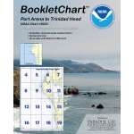 HISTORICAL NOAA BookletChart 18620: Point Arena to Trinidad Head with MARINE PROTECTED AREAS Highlighted