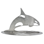 Marine Mammals :Stainless Orca Stand-Up