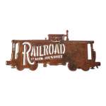 Customs & Named Metal Art :Railroad Park Resort MAGNET #2