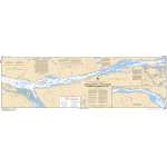 CHS Chart 6409: Rabbitskin River to/à Fort Simpson Kilometre 300 / Kilomètre 330