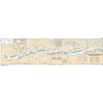 CHS Chart 6425: Travaillant River to/à Adam Cabin Creek Kilometre 1325 / Kilomètre 1400