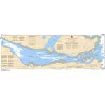 CHS Chart 6452: Mackenzie River / Fleuve Mackenzie (Kilometre / Kilomètre 0-58)