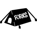 Customs & Named Metal Art :Pup Tent "Forks" MAGNET