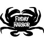 Customs & Named Metal Art :Dungeness Crab w/ Friday Harbor MAGNET