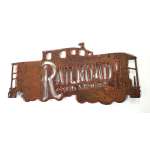 Customs & Named Metal Art :Railroad Park Resort MAGNET #1