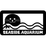 Customs & Named Metal Art :Seaside Aquarium Logo MAGNET