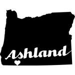 Customs & Named Metal Art :Ashland Oregon MAGNET