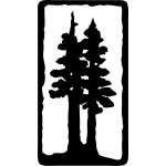 Redwood National Park Logo CUSTOM MAGNET