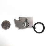 Washington :Washington Tree Keychain Charm