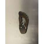 Bigfoot Metal Art :Bigfoot Footprint (Small) MAGNET - Bigfoot Gift