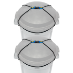 (2-PACK) Doggy Dare TRASH CAN LOCK fits 40-60 Gallon Cans (LARGE)