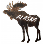 Moose w/ Alaska MAGNET