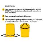 Doggy Dare Trash Can Locks :(2-PACK) Doggy Dare TRASH CAN LOCK fits 80-95 Gallon Can (XTRA LARGE)
