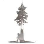 Stainless Steel Redwood Tree With Bigfoot Stand-Up