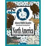 Coloring Books :North America Advanced Wildlife Educational Coloring Book