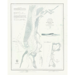 Decorative NOAA Charts :Historical Chart: Humboldt Bay 1852 (21 x 26 inches)