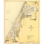 California :Historical Chart: Humboldt Bay 1921 (36 x 43 inches)