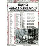 Historical Site and Related Guides :Idaho Gold and Gems Map, Then and Now