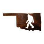 Oklahoma Bigfoot Magnet - Bigfoot Gift