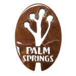 Palm Springs w/Joshua Tree Oval MAGNET