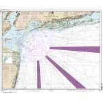 NOAA Chart 12326: Approaches to New York Fire lsland Light to Sea Girt